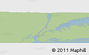Savanna Style Panoramic Map of ZIP code 10040, single color outside