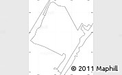 Blank Simple Map of ZIP code 10040, no labels