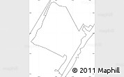 Blank Simple Map of ZIP code 10040