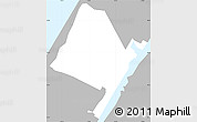 Gray Simple Map of ZIP code 10040