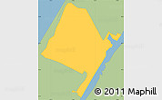 Savanna Style Simple Map of ZIP code 10040