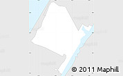 Silver Style Simple Map of ZIP code 10040