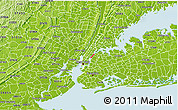 Physical 3D Map of ZIP code 10044