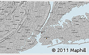 Gray 3D Map of ZIP code 10128