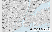 Silver Style Map of ZIP code 10128