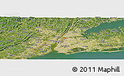 Satellite Panoramic Map of ZIP code 10128