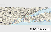 Shaded Relief Panoramic Map of ZIP code 10128