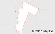Silver Style Simple Map of ZIP code 10280, cropped outside