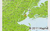 Physical Map of ZIP code 10301