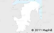 Silver Style Simple Map of ZIP code 10301
