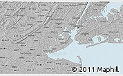 Gray 3D Map of ZIP code 10302
