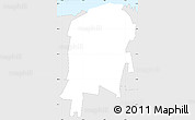 Silver Style Simple Map of ZIP code 10302