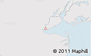Silver Style 3D Map of ZIP code 10307, single color outside