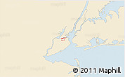 Classic Style 3D Map of ZIP code 10310, single color outside