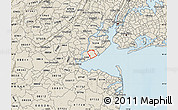 Shaded Relief Map of ZIP code 10312
