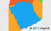 Political Simple Map of ZIP code 10312