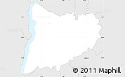 Silver Style Simple Map of ZIP code 10314