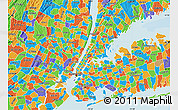 Political Map of ZIP code 10451