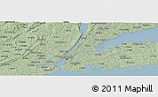 Savanna Style Panoramic Map of ZIP code 10451