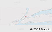 Silver Style Panoramic Map of ZIP code 10451, single color outside