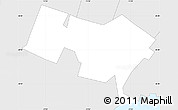 Silver Style Simple Map of ZIP code 10455