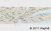 Classic Style Panoramic Map of ZIP code 10456