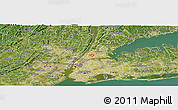Satellite Panoramic Map of ZIP code 10456