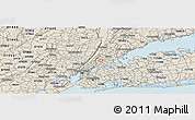 Shaded Relief Panoramic Map of ZIP code 10456
