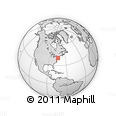 Outline Map of ZIP Code 10458