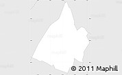 Silver Style Simple Map of ZIP code 10458