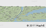 Savanna Style Panoramic Map of ZIP code 10462