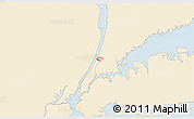 Classic Style 3D Map of ZIP code 10463, single color outside