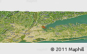 Satellite Panoramic Map of ZIP code 10464