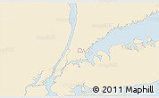 Classic Style 3D Map of ZIP code 10469, single color outside