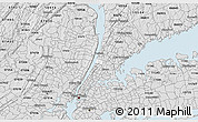Silver Style 3D Map of ZIP code 10471