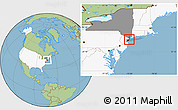 Savanna Style Location Map of ZIP code 10473, highlighted country, highlighted state