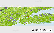 Physical Panoramic Map of ZIP code 10473