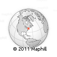 Outline Map of ZIP Codes Starting with 105