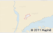 Classic Style 3D Map of ZIP code 10504, single color outside