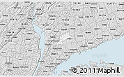 Silver Style 3D Map of ZIP code 10504