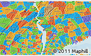 Political 3D Map of ZIP code 10520