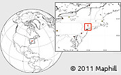 Blank Location Map of ZIP code 10520