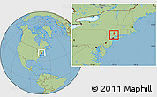 Savanna Style Location Map of ZIP code 10520