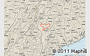 Shaded Relief Map of ZIP code 10520