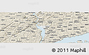 Classic Style Panoramic Map of ZIP code 10520