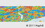 Political Panoramic Map of ZIP code 10520