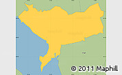 Savanna Style Simple Map of ZIP code 10520