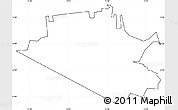 Blank Simple Map of ZIP code 10965, cropped outside