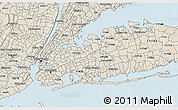 Classic Style 3D Map of ZIP code 11005
