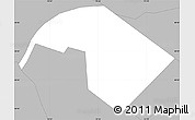 Gray Simple Map of ZIP code 11005